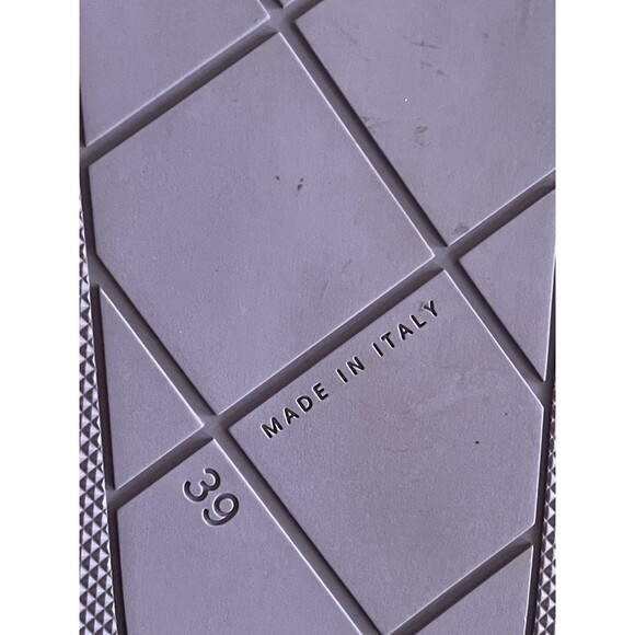 Bottega Veneta Purple Lavender PVC Sandal Flat Slides Made in Italy Lady Size 39 - Picture 13 of 15